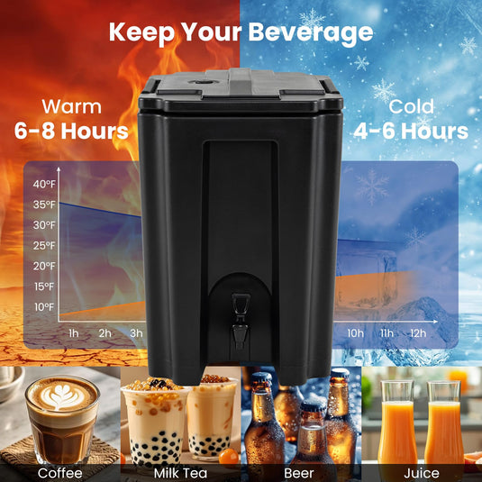 Goplus 13.2 Gal Insulated Beverage Dispenser