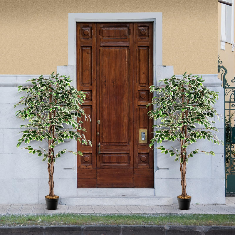 Load image into Gallery viewer, Goplus Artificial Ficus Tree
