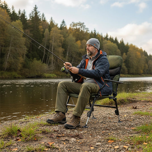 Goplus Heavy Duty All-Terrain Camping Chair with Padded High-Back