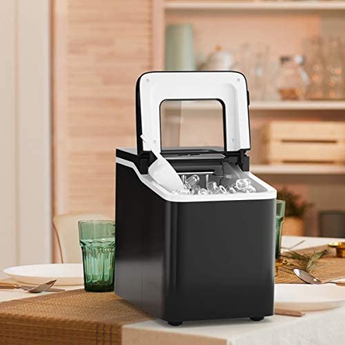 Load image into Gallery viewer, Ice Maker Machine for Countertop, Bullet-Shaped Ice Cubes Ready in 8 Mins
