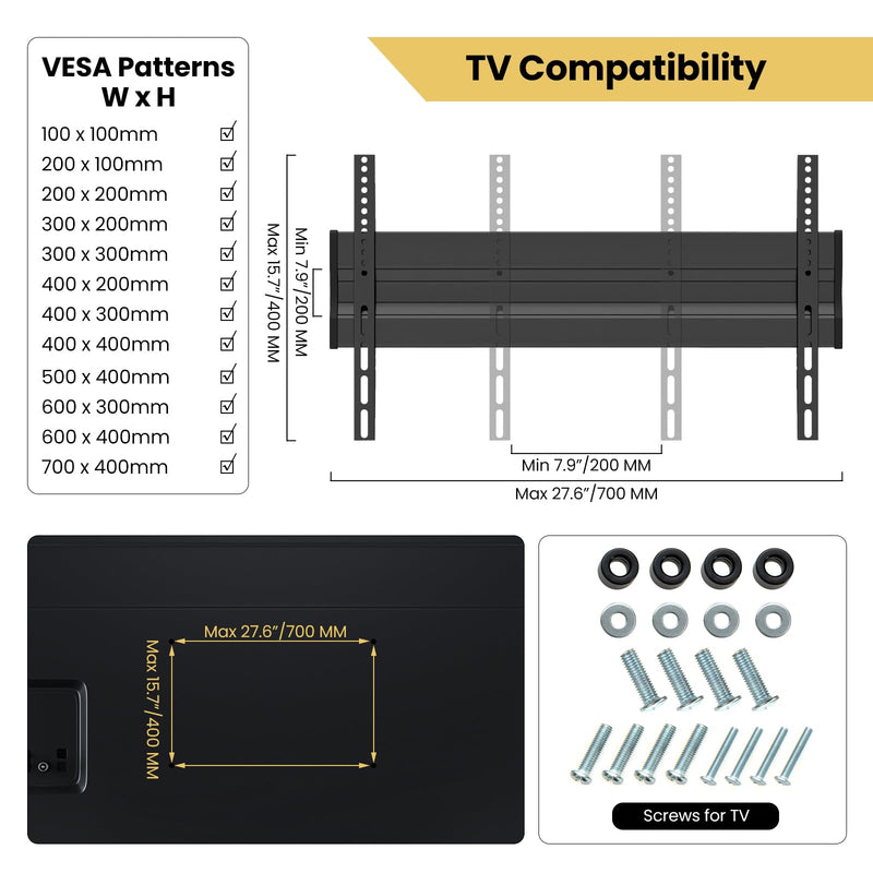 Load image into Gallery viewer, Goplus Rolling TV Stand for 32&quot;-85&quot; Flat Curved LED/LCD/OLED TVs up to 132 LBS, Mobile Floor TV Trolley Max VESA 400 x 700 mm
