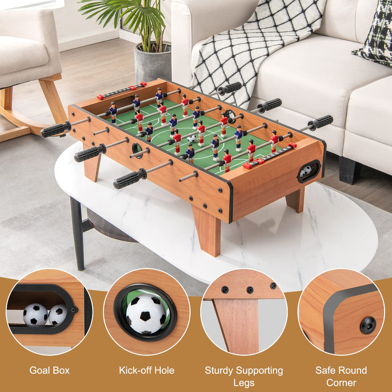 Load image into Gallery viewer, 27&quot; Foosball Table, Portable Tabletop Soccer Game
