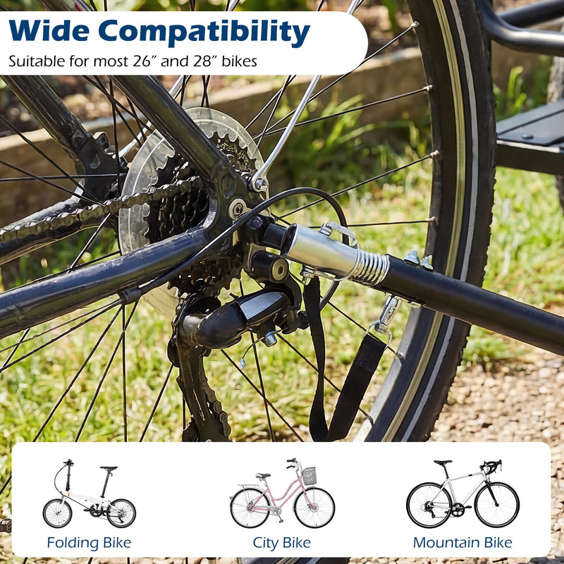 Load image into Gallery viewer, Goplus Bike Cargo Trailer Heavy-Duty Bicycle Wagon Cart(70.5" x 28" x 26")
