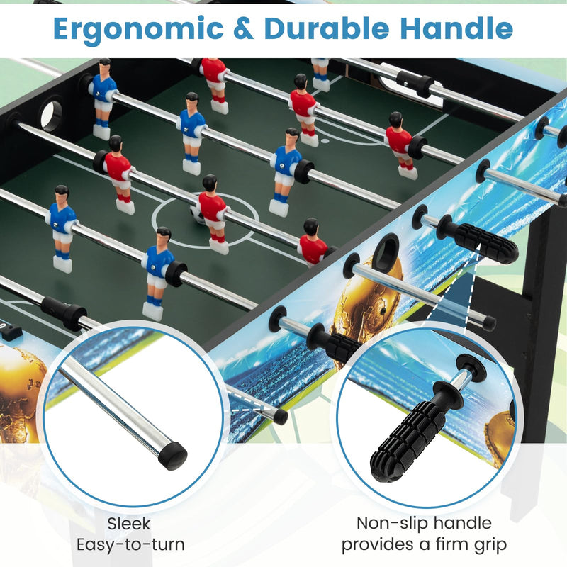 Load image into Gallery viewer, Goplus Foosball Table, 2-in-1 Tabletop &amp; Freestanding Soccer Game Table
