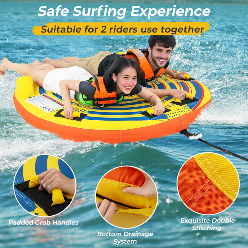 Load image into Gallery viewer, Goplus 1-2 Riders Towable Tube for Boating for Youth Adult
