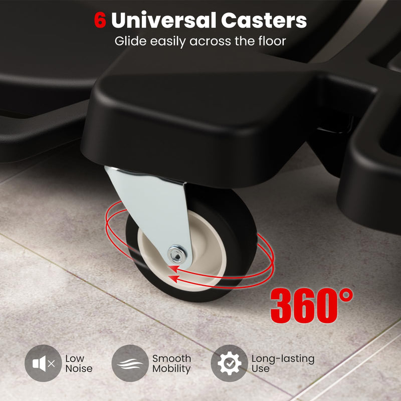 Load image into Gallery viewer, Goplus 43 Inches Mechanic Creeper with Padded Headrest &amp; Tool Trays
