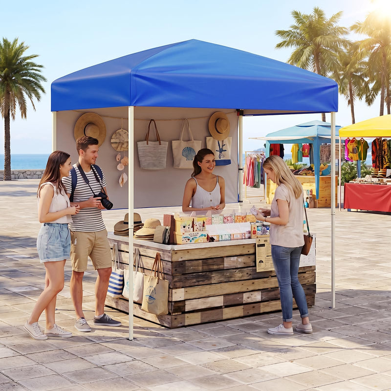 Load image into Gallery viewer, Goplus 6 x 4 FT Pop Up Canopy UPF50+ Easy Setup Tent w/ 1 Half Sidewall
