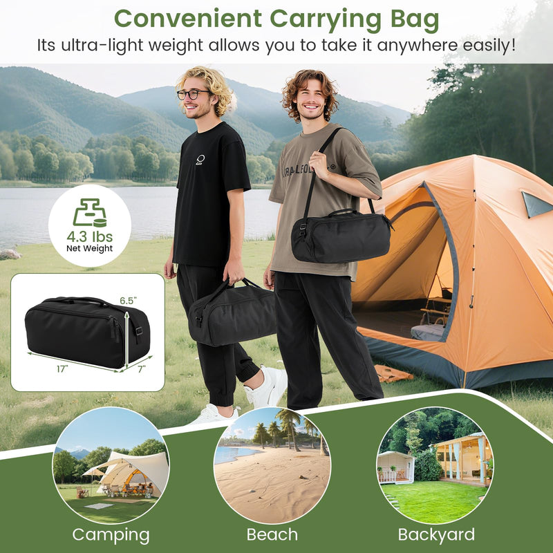 Load image into Gallery viewer, Goplus 4.3LBS Ultralight Foldable Camping Bed with 330 LBS Capacity
