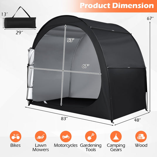 Goplus Bike Storage Tent Portable Bicycle Shed(6.9 X 4 Ft)