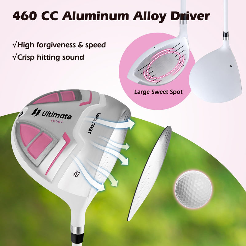 Load image into Gallery viewer, Goplus Complete Golf Club Set for Women, 11 PCS Right Handed Golf Clubs with 460CC
