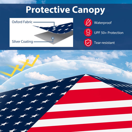 Goplus Pop-Up Canopy Tent 8.2' x 8.2' Instant Folding Shelter w/Carry Bag