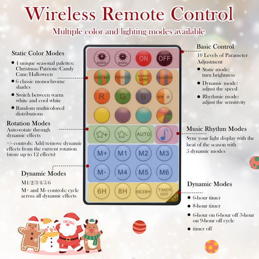 Goplus Smart Pre-Lit Artificial Christmas Tree with Remote Control APP-Controlled Multicolored RGB Lights
