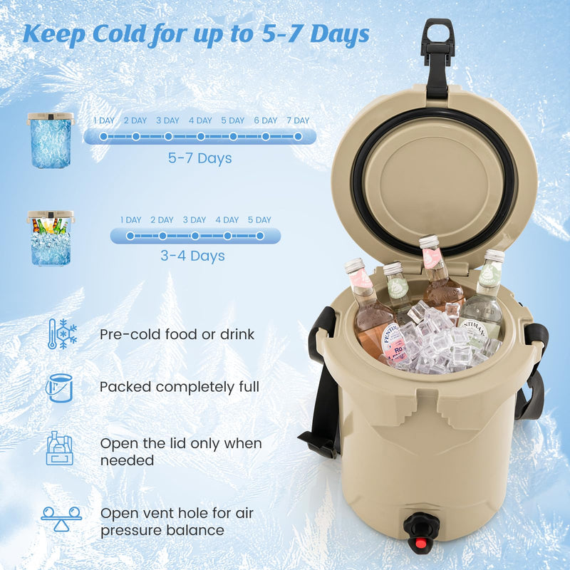 Load image into Gallery viewer, Goplus 10QT Water Cooler w/Faucet
