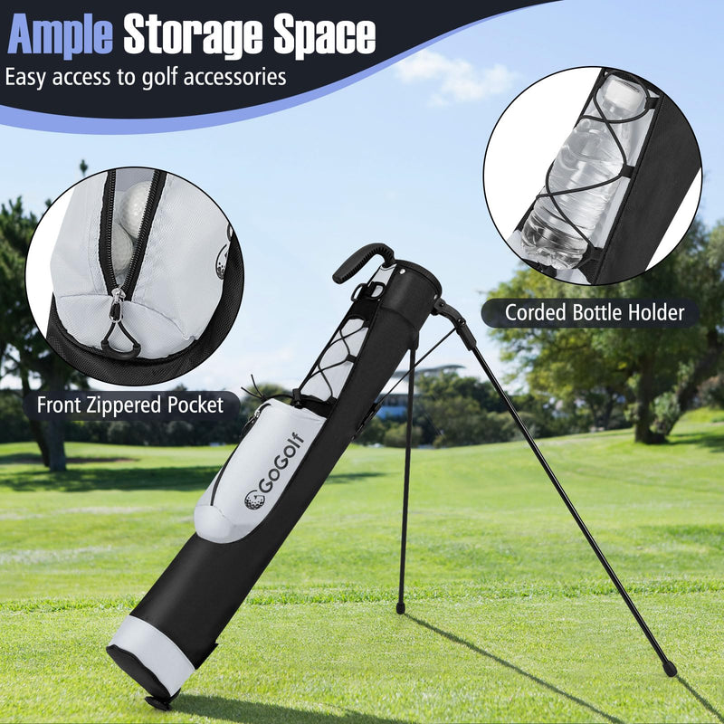 Load image into Gallery viewer, Goplus Lightweight Golf Stand Bag Pitch n Putt Golf Club Carry Bag
