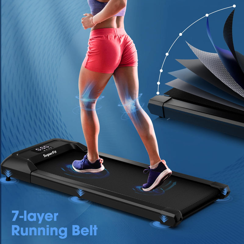 Load image into Gallery viewer, Walking Pad Treadmill Under Desk with 265 lbs Capacity - Goplus
