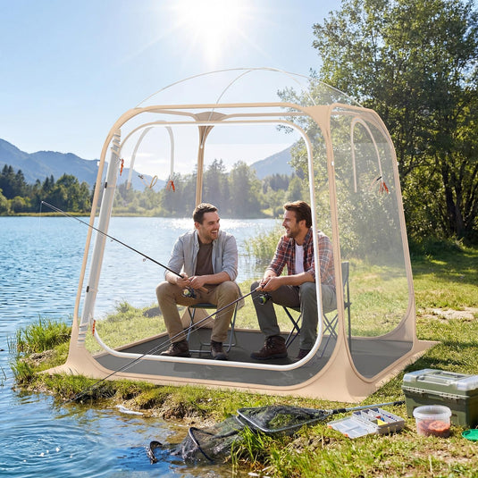 Goplus 7 x 7 FT All Weather Pod Sports Tent for 2-4 People