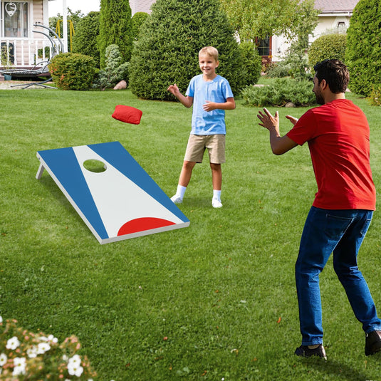 Goplus 3 x 2FT Cornhole Board Set with 8 Bean Bags