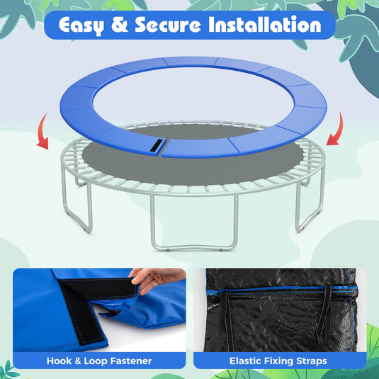Goplus Trampoline Pad Replacement No Holes for Poles