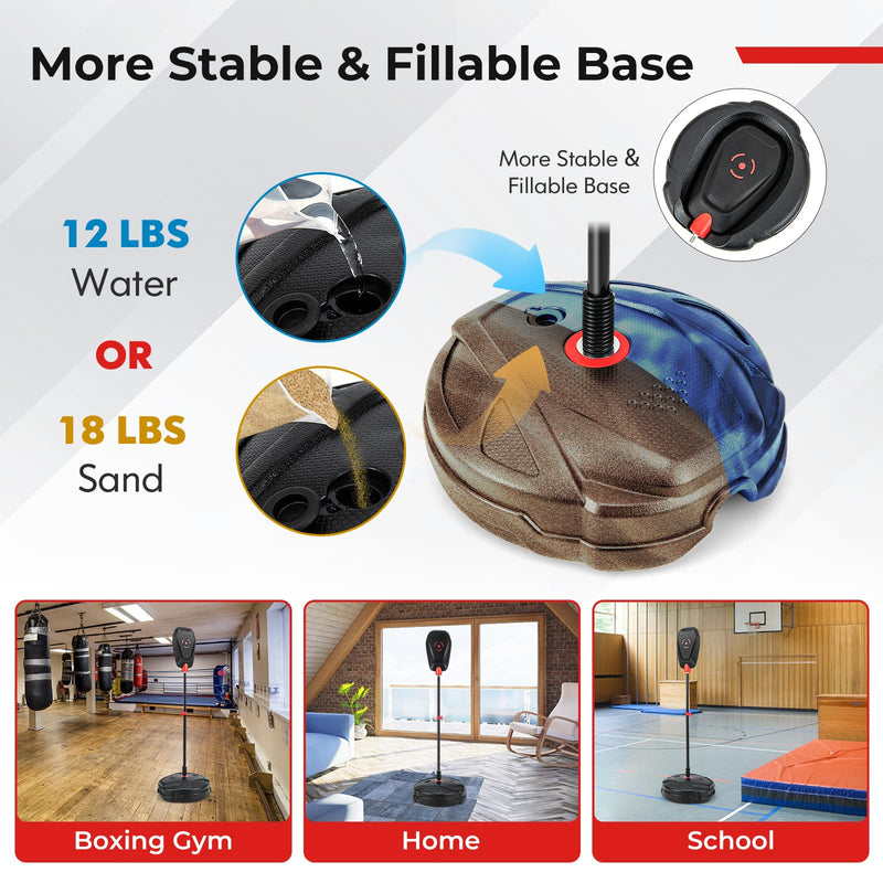 Load image into Gallery viewer, Goplus Inflation-Free Punching Bag, Boxing Bag Set with Boxing Gloves
