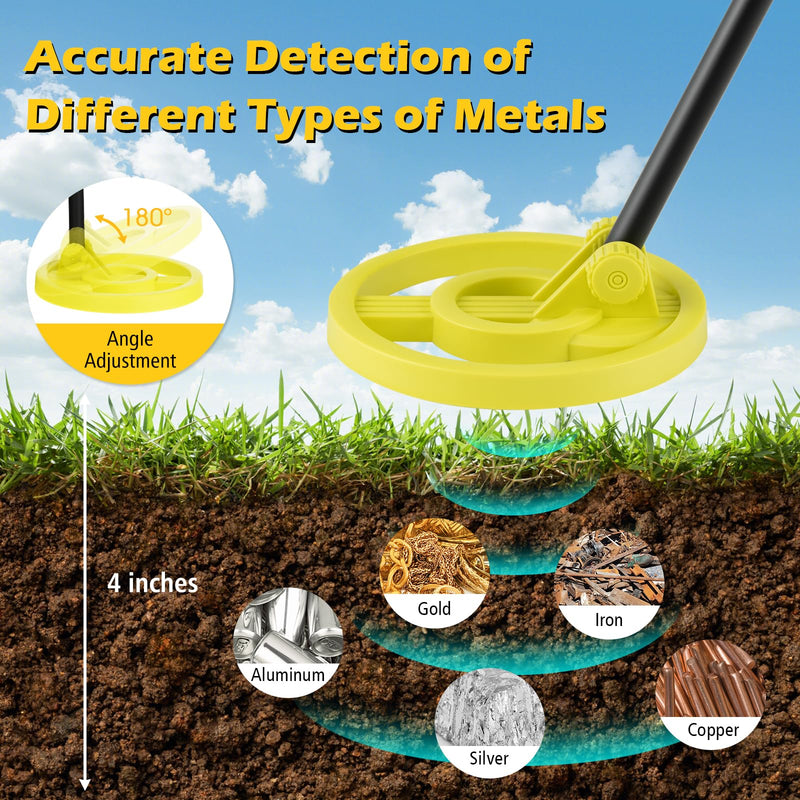 Load image into Gallery viewer, Goplus Metal Detector for Kids
