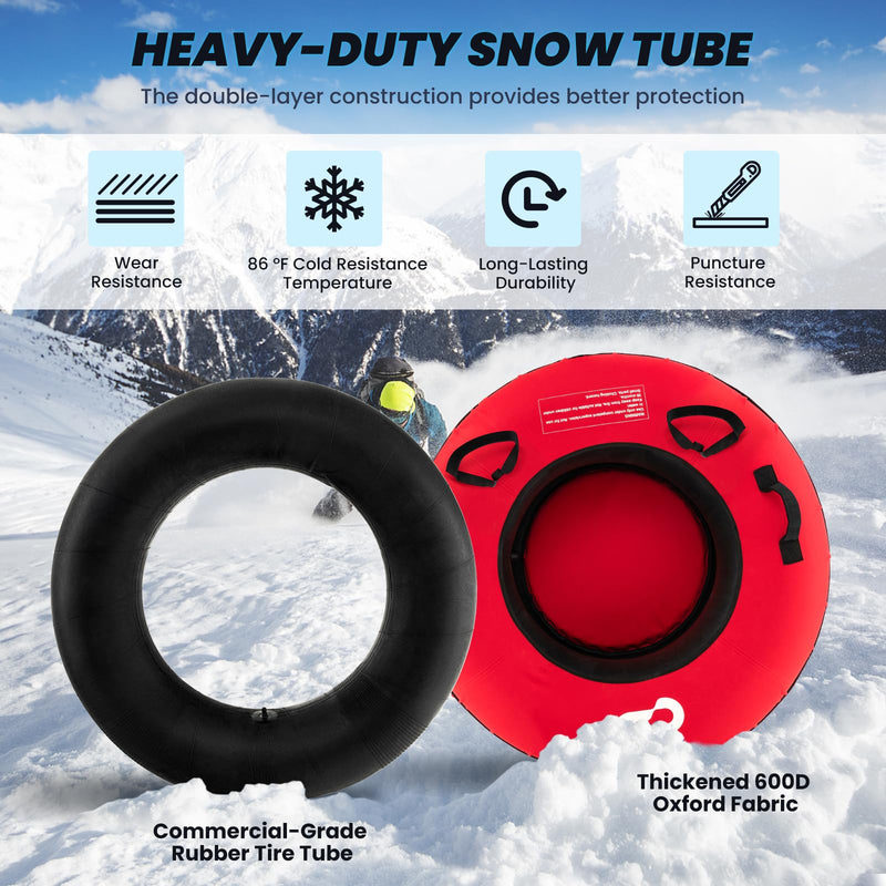 Load image into Gallery viewer, Goplus Heavy Duty Snow Tube for Sledding
