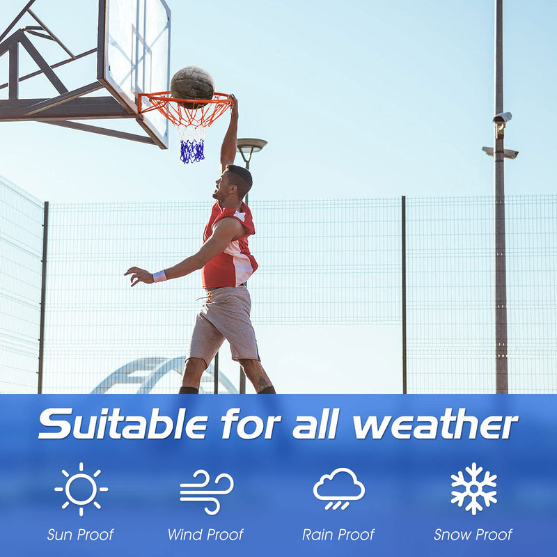 Load image into Gallery viewer, Goplus Replacement Basketball Rim Net, 18inch Portable Basketball Hoop
