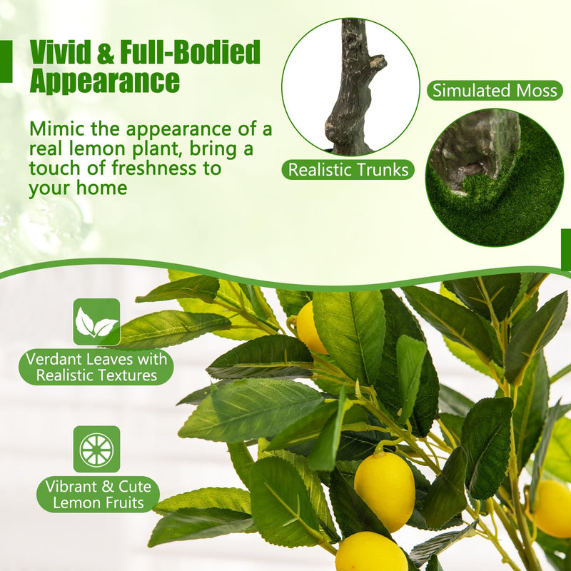 Load image into Gallery viewer, Goplus Artificial Lemon Tree
