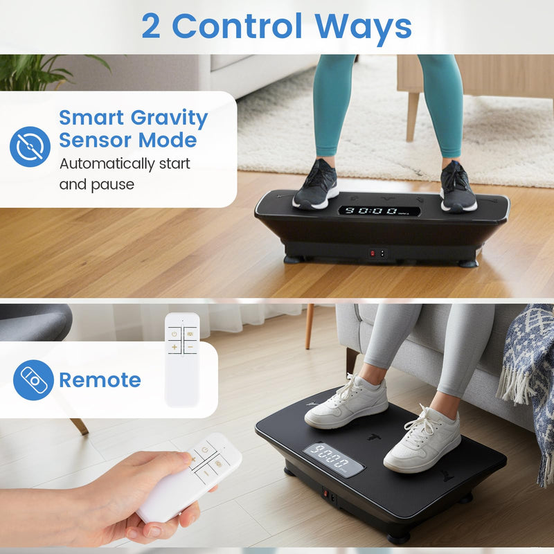 Load image into Gallery viewer, Goplus Vibration Plate Exercise Machine, Vibrating Platform w/Gravity Sensor, Remote, Bluetooth
