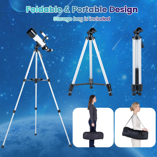 Goplus 70 MM Aperture Refractor Telescope for Beginners & Adults