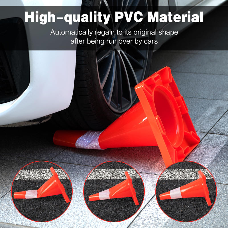 Load image into Gallery viewer, Goplus 12 Pack PVC Traffic Cones
