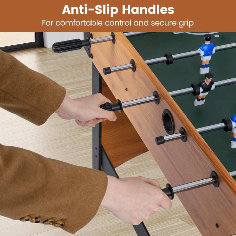 Load image into Gallery viewer, Goplus 47" Competition Full Size Soccer Game Table with 22 Players 2 Balls
