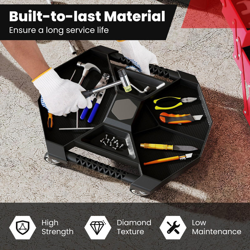 Load image into Gallery viewer, Goplus Moving Caddy Tray with 4 Swivel Casters for Garage Workshop
