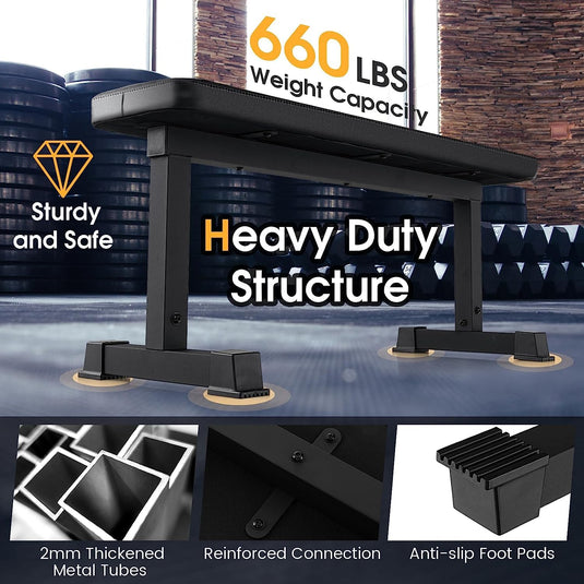 Goplus Olympic Weight Bench with Squat Rack