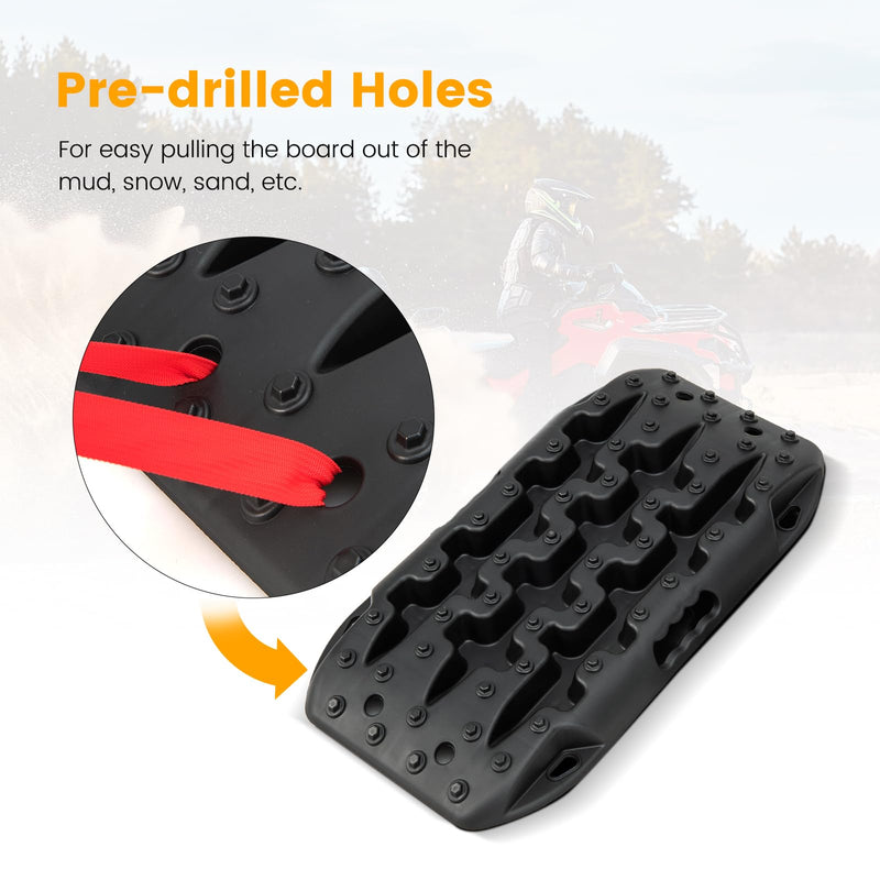Load image into Gallery viewer, Goplus Off-Road Traction Boards, 2 PCS 4WD Large Recovery Traction Tracks Mats
