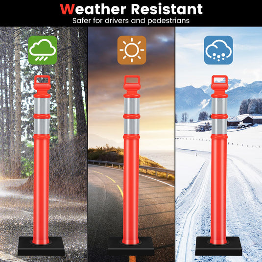 Goplus Delineator Post with Base