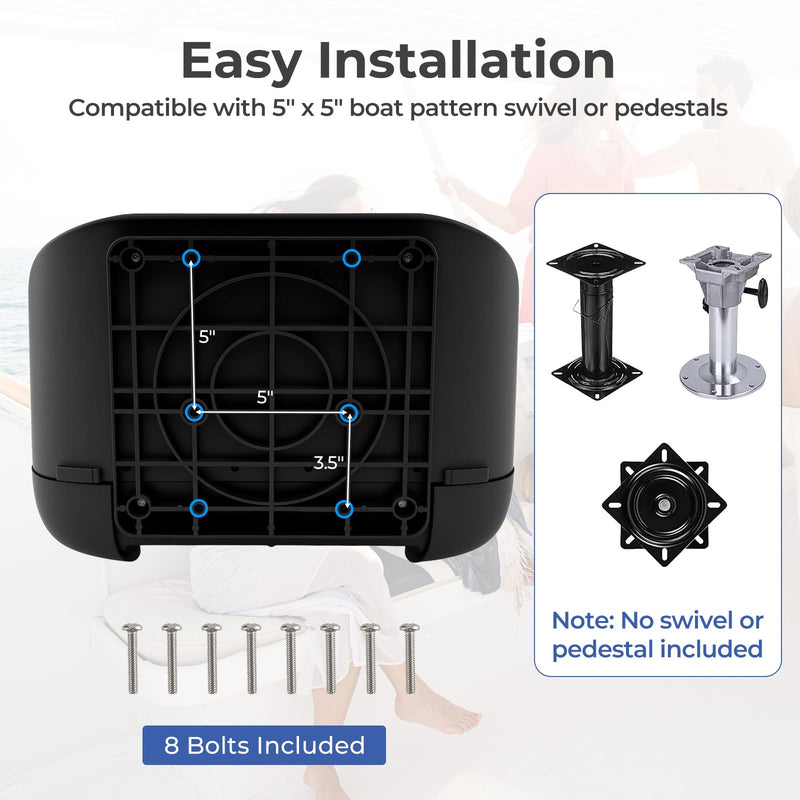 Load image into Gallery viewer, Goplus 2-Pack Folding High Back Boat Chairs | Waterproof PVC Leather Cabin Seating
