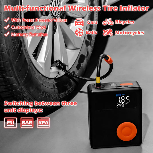Goplus Car Jump Starter with Air Compressor