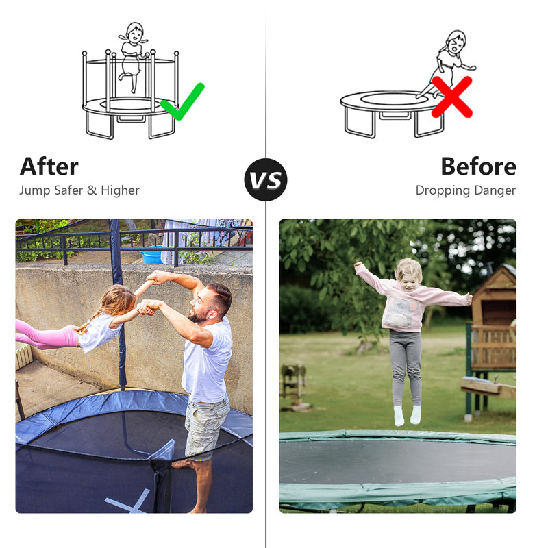 Load image into Gallery viewer, Goplus Trampoline Safety Net for 8FT 10FT 12FT 14FT 15FT 16FT Round Frame Trampoline, Replacement Enclosure Net
