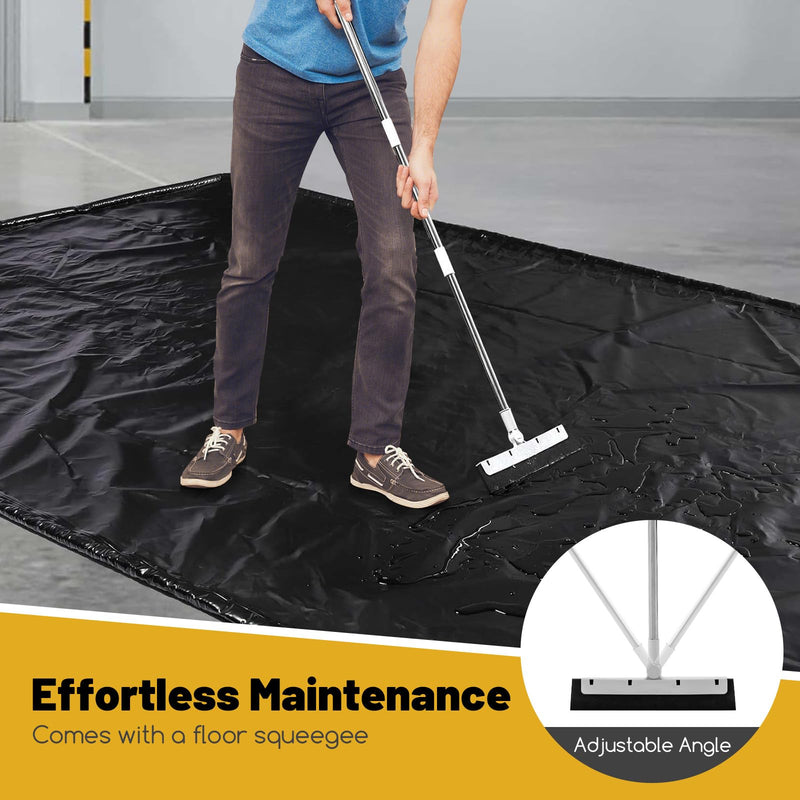 Load image into Gallery viewer, Goplus Garage Floor Mat, 22’ x 9’ Garage Mat for Under Car, Waterproof Protection from Snow Rain Mud
