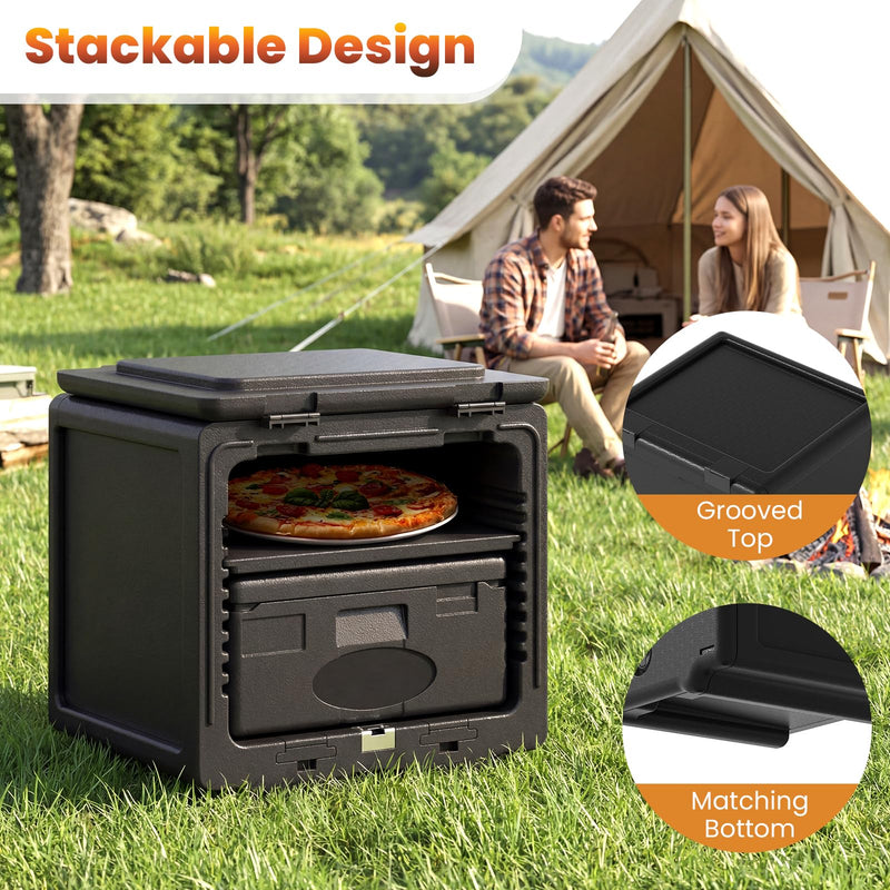 Load image into Gallery viewer, Goplus 2 Tier Insulated Food Pan Carrier w/Removable Tray &amp; Box
