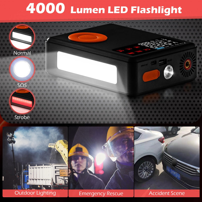 Load image into Gallery viewer, Goplus Car Jump Starter with Air Compressor
