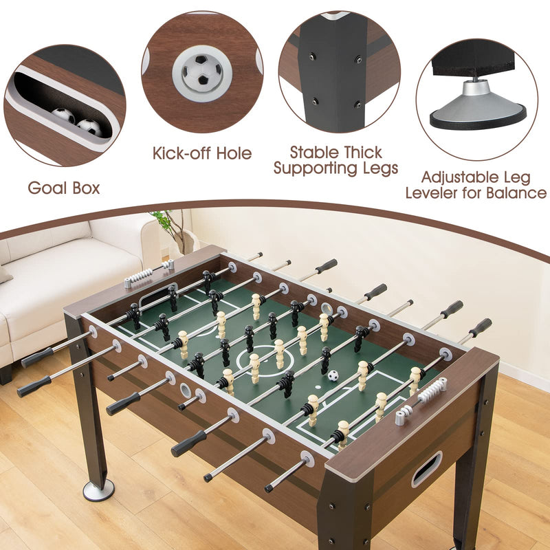 Load image into Gallery viewer, Goplus 54&quot; Foosball Table for Adults, Full Sized Game Tables with 2 Balls
