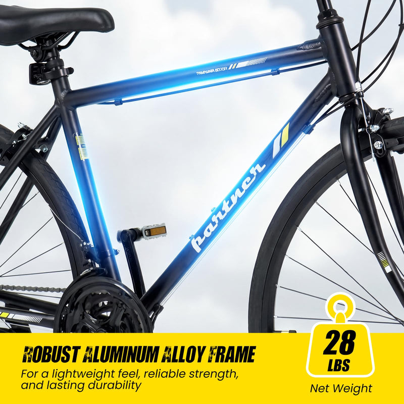 Load image into Gallery viewer, Goplus Hybrid Bike 18-Speed 700C Urban Commuter Bicycle w/Shimano Drivetrain
