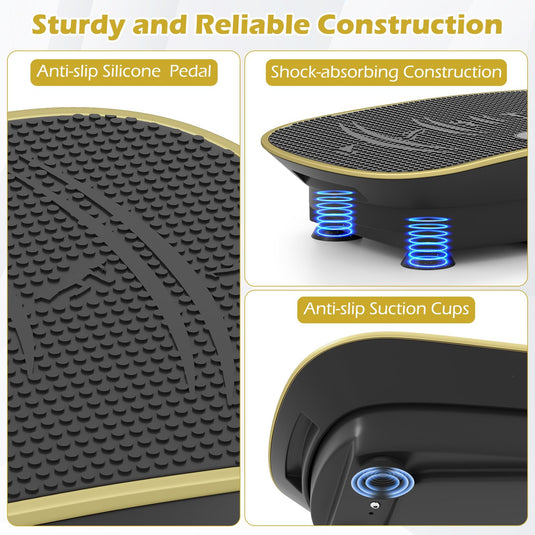 Goplus Vibration Plate Exercise Machine, Vibrating Platform for Lympha Goplusus.com Goplus Vibration Plate Exercise Machine, Vibrating Platform for Lympha Goplusus.com