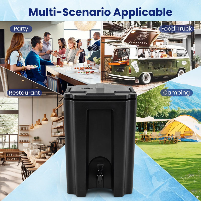 Load image into Gallery viewer, Goplus 13.2 Gal Insulated Beverage Dispenser
