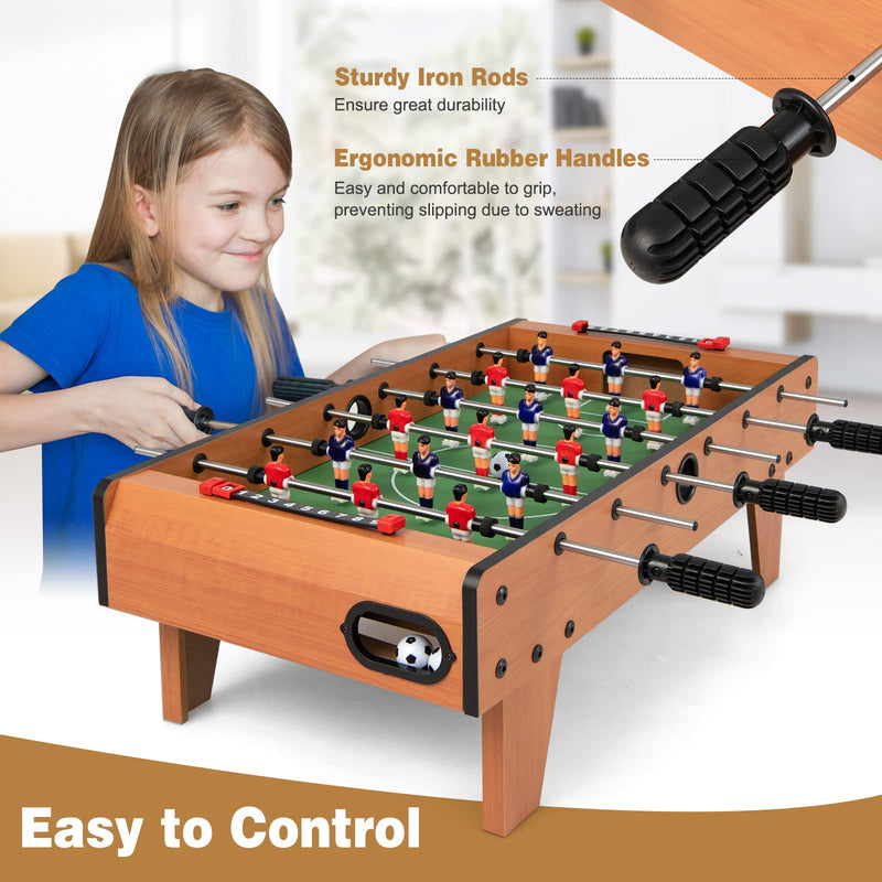 Load image into Gallery viewer, 27&quot; Foosball Table, Portable Tabletop Soccer Game
