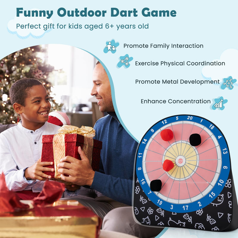 Load image into Gallery viewer, Goplus Giant Kick Darts, Large Dart Board w/ 4 Kick Balls, Carrying Bag
