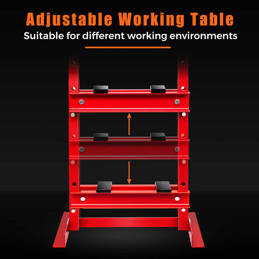 Goplus 12 Ton Hydraulic Shop Floor Press Floor Stand Jack for Gears and Bearings