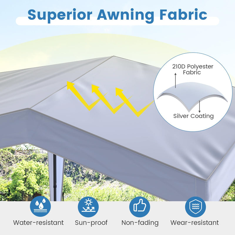 Load image into Gallery viewer, Goplus 10 x 10 FT Heavy-Duty Easy Setup Gazebo Shelter with Higher Top
