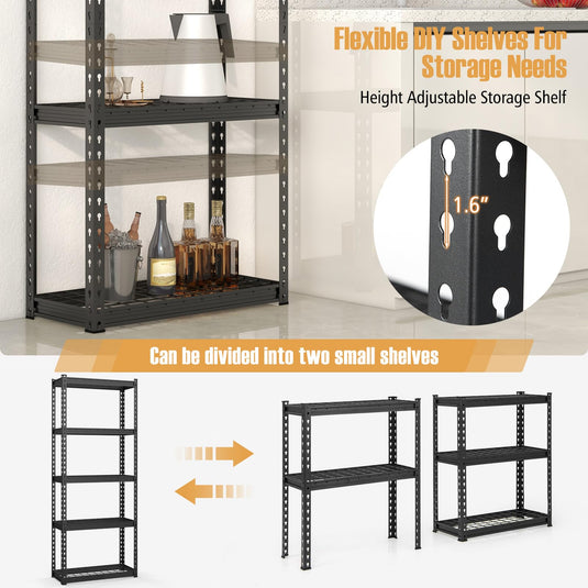 Goplus 5-Tier Metal Shelving Unit